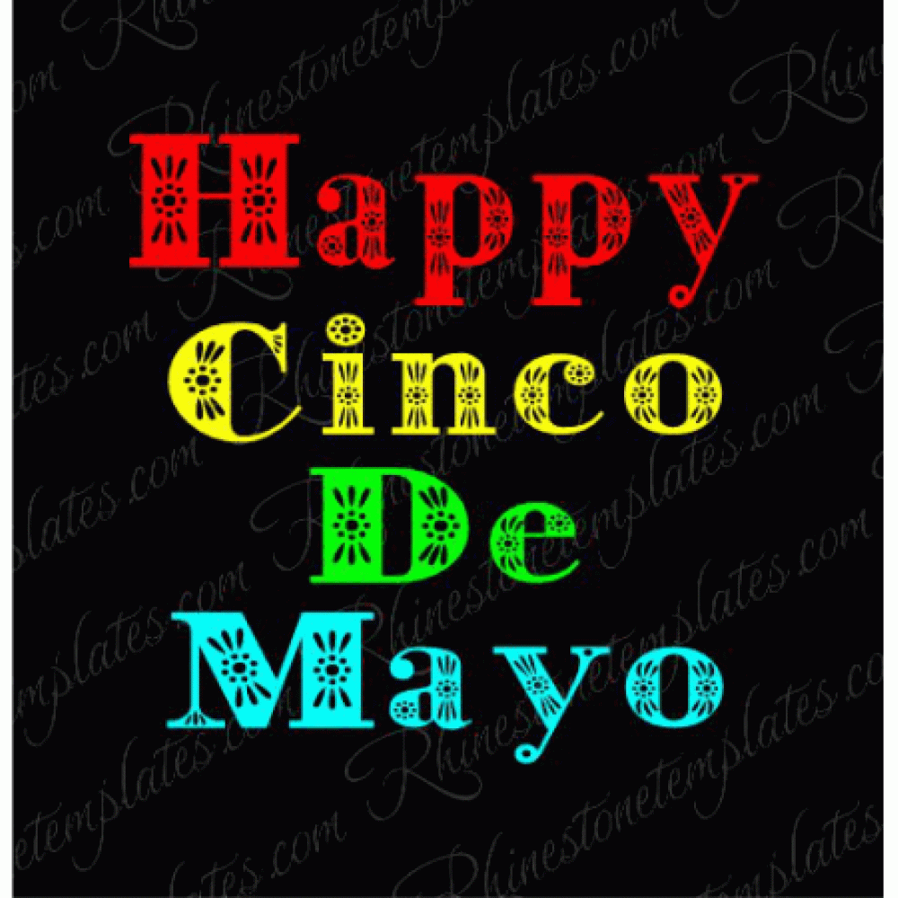 Happy Cinco De Mayo Digital Design EPS SVG